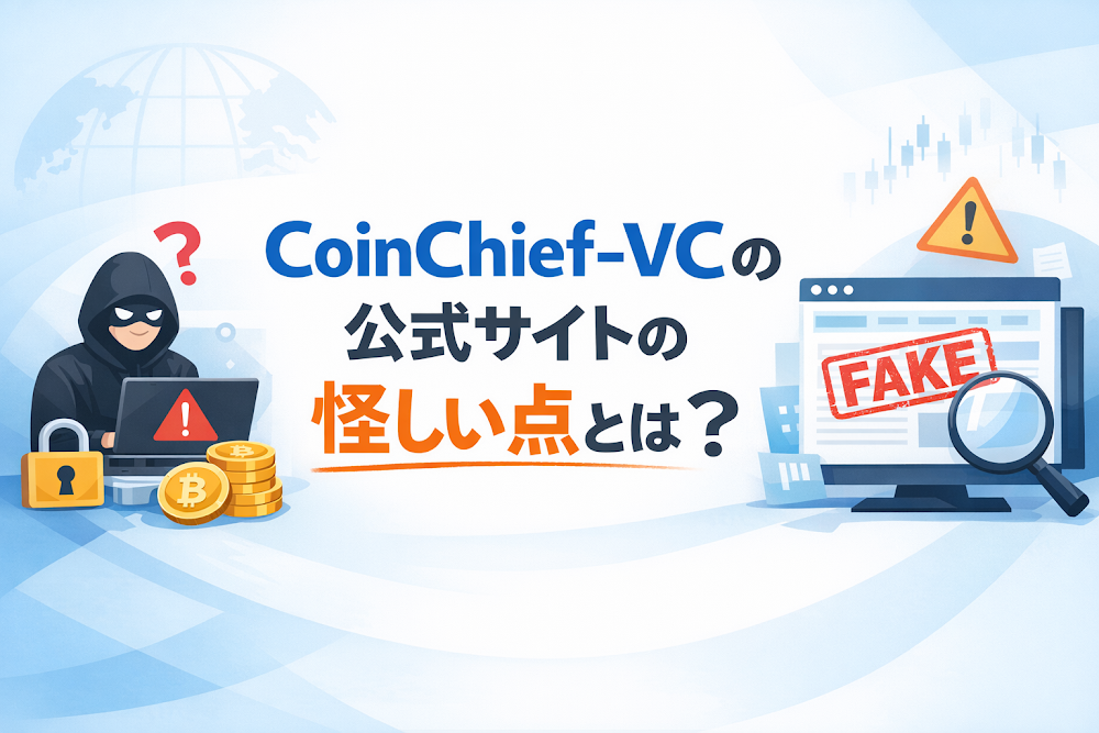 CoinChief-VCの公式サイトの怪しい点とは?