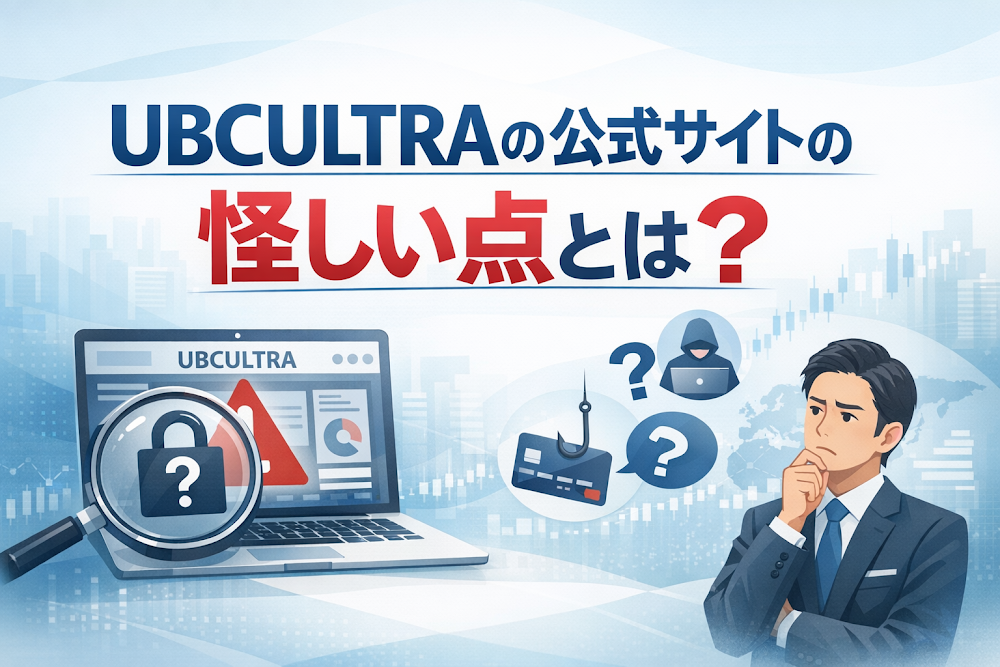 UBCULTRAの公式サイトの怪しい点とは?