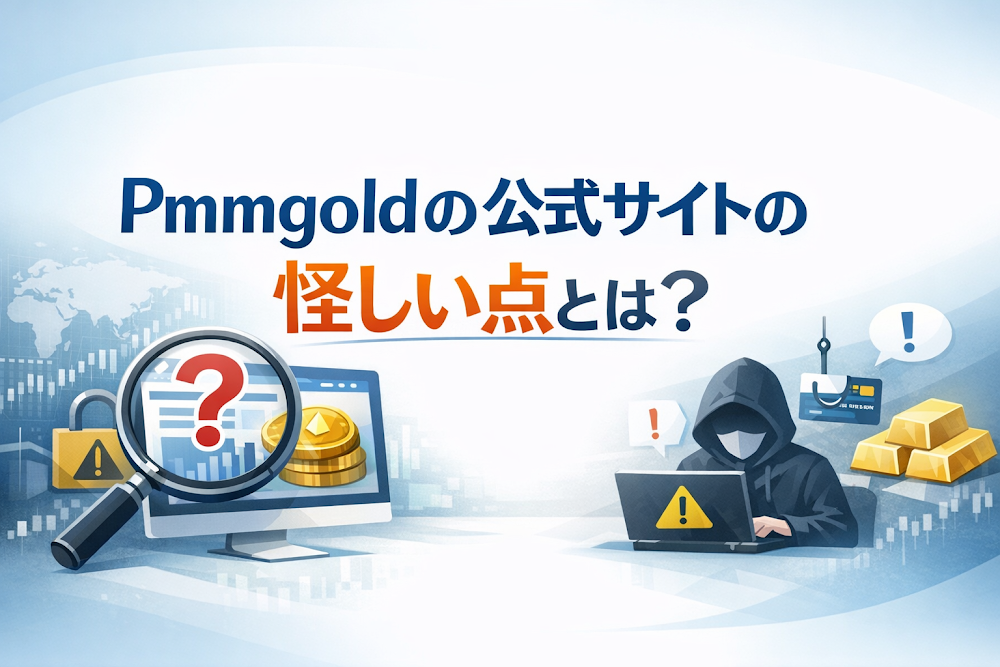 Pmmgoldの公式サイトの怪しい点とは?