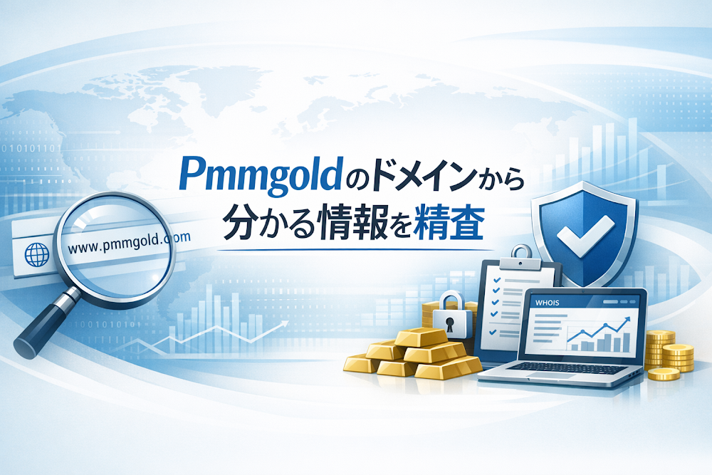 Pmmgoldのドメインから分かる情報を精査
