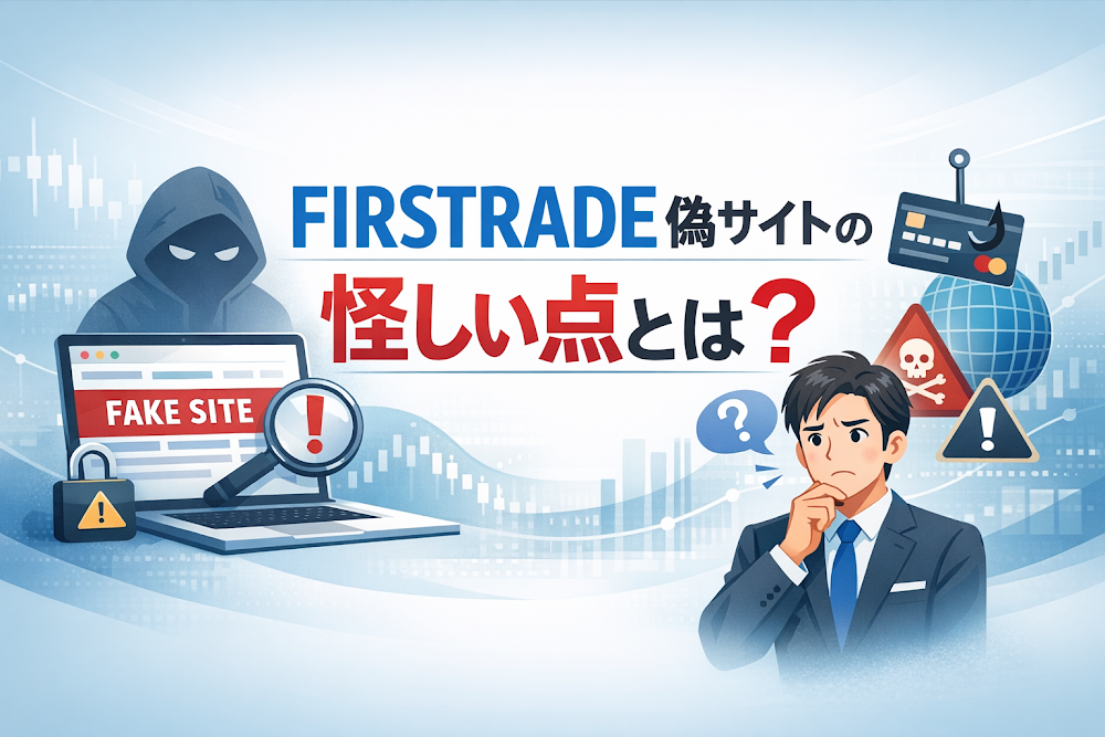 FIRSTRADE（ファーストレード）偽サイトの怪しい点とは？