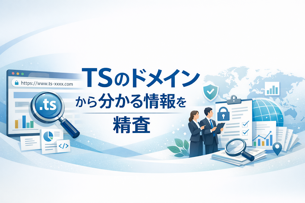 TSのドメインから分かる情報を精査