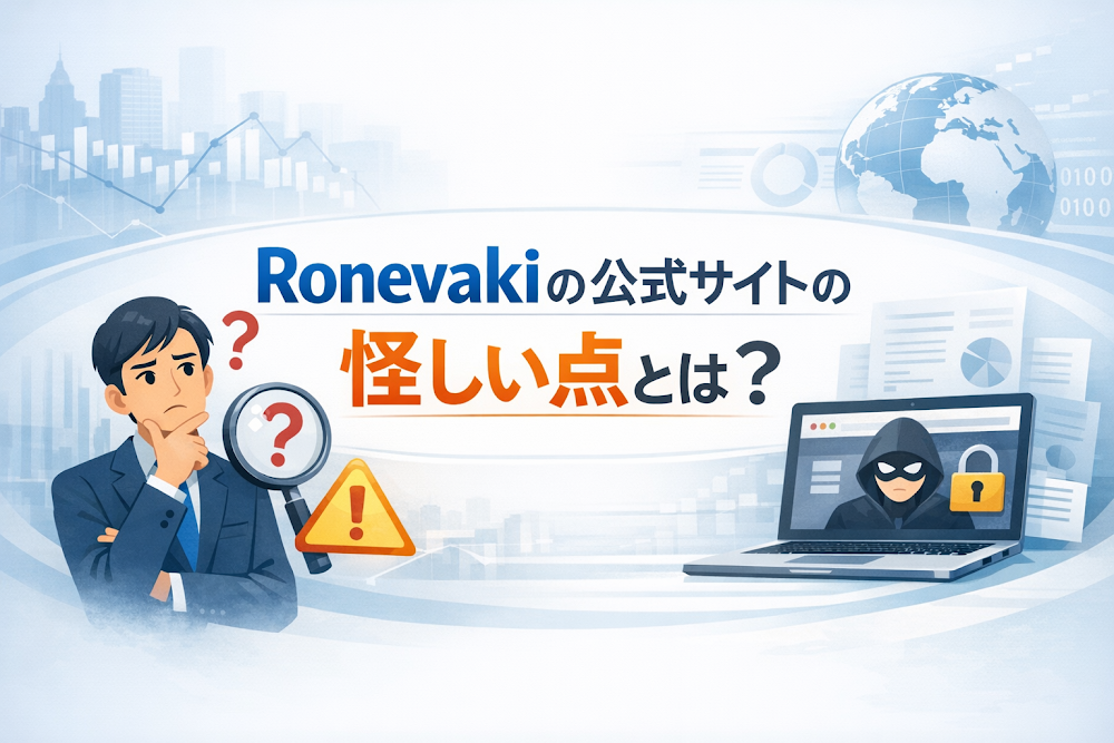 Ronevakiの公式サイトの怪しい点とは？