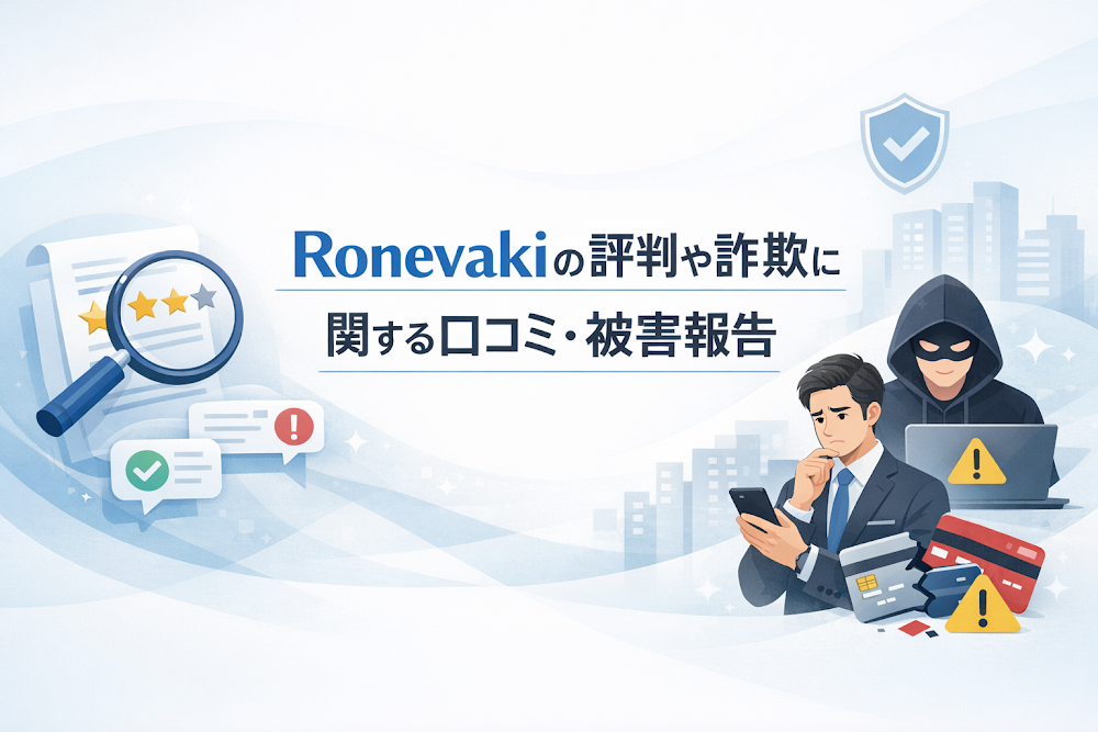 Ronevakiの評判や詐欺に関する口コミ・被害報告