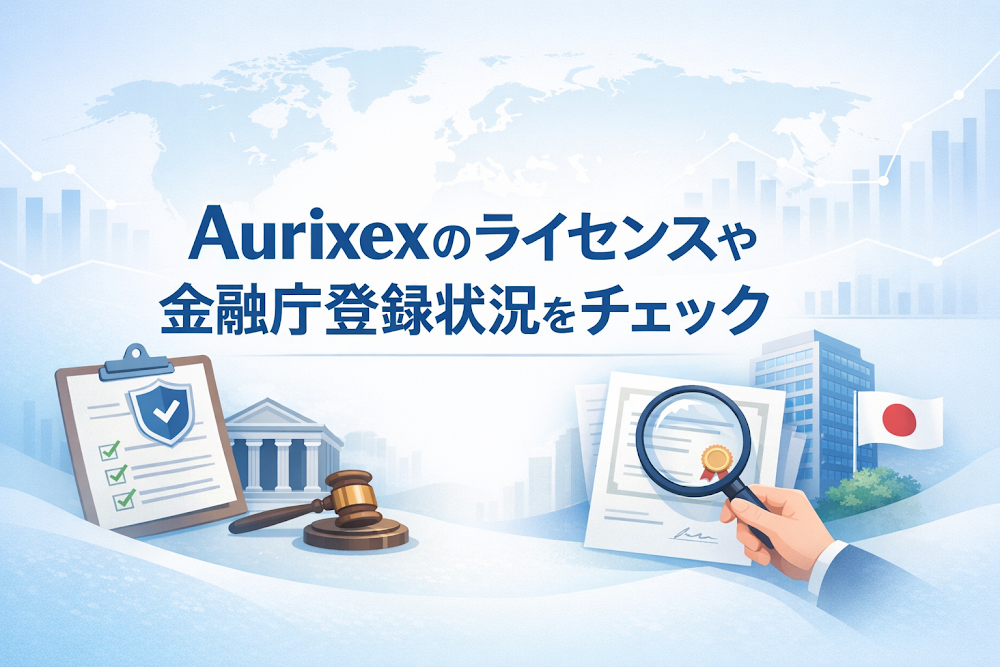 Aurixexのライセンスや金融庁登録状況をチェック