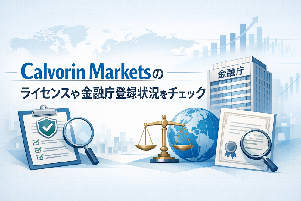 Calvorin Marketsのライセンスや金融庁登録状況をチェック