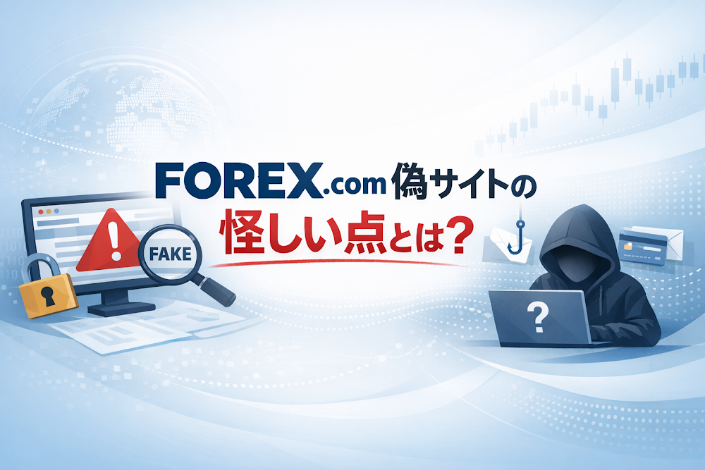 FOREX.com偽サイトの怪しい点とは？