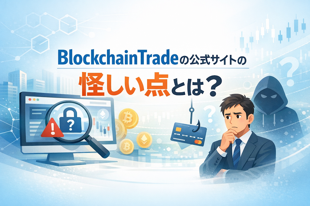 BlockchainTrade(blocktraderx.com)の公式サイトの怪しい点とは?