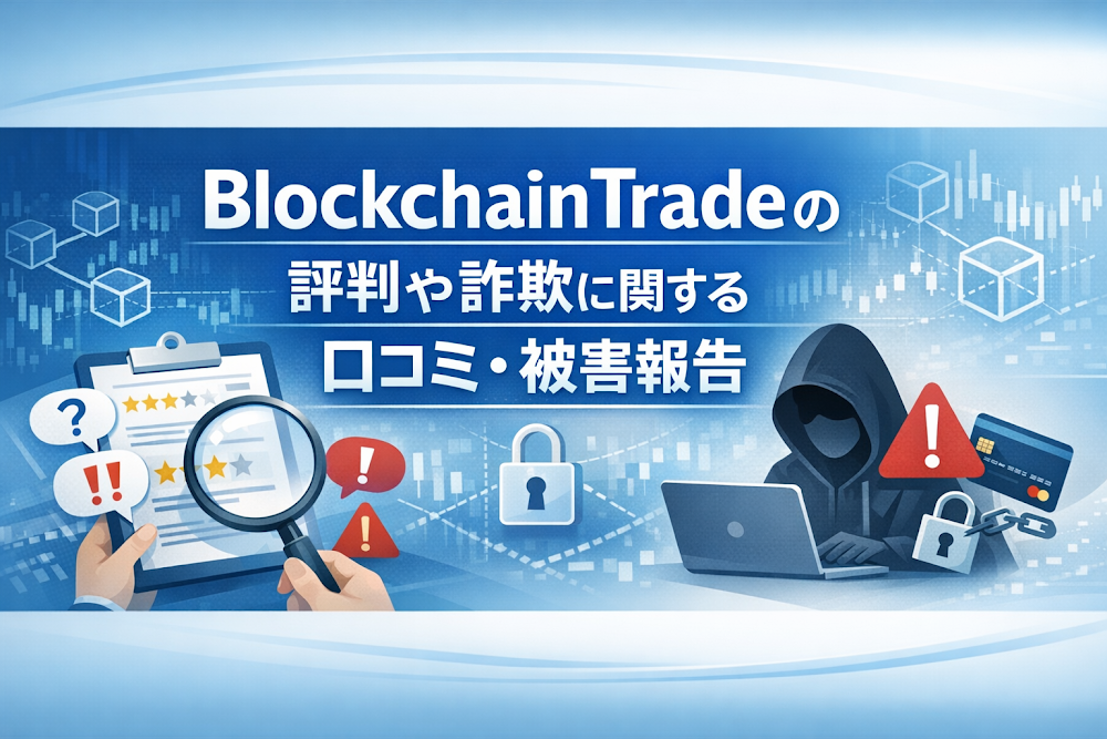 BlockchainTrade(blocktraderx.com)の評判や詐欺に関する口コミ・被害報告