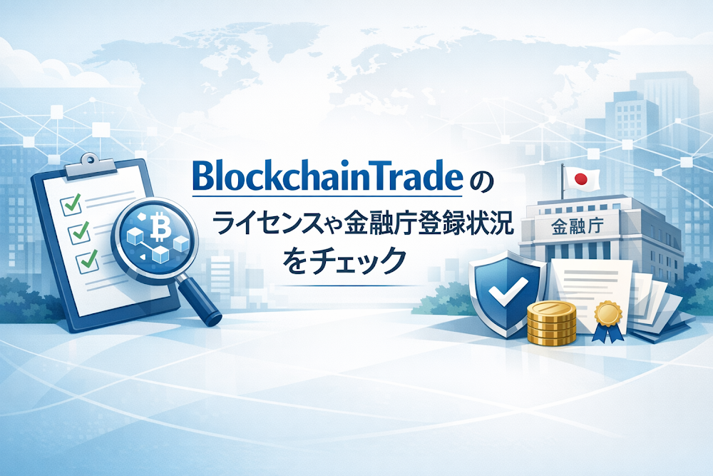 BlockchainTrade(blocktraderx.com)のライセンスや金融庁登録状況をチェック