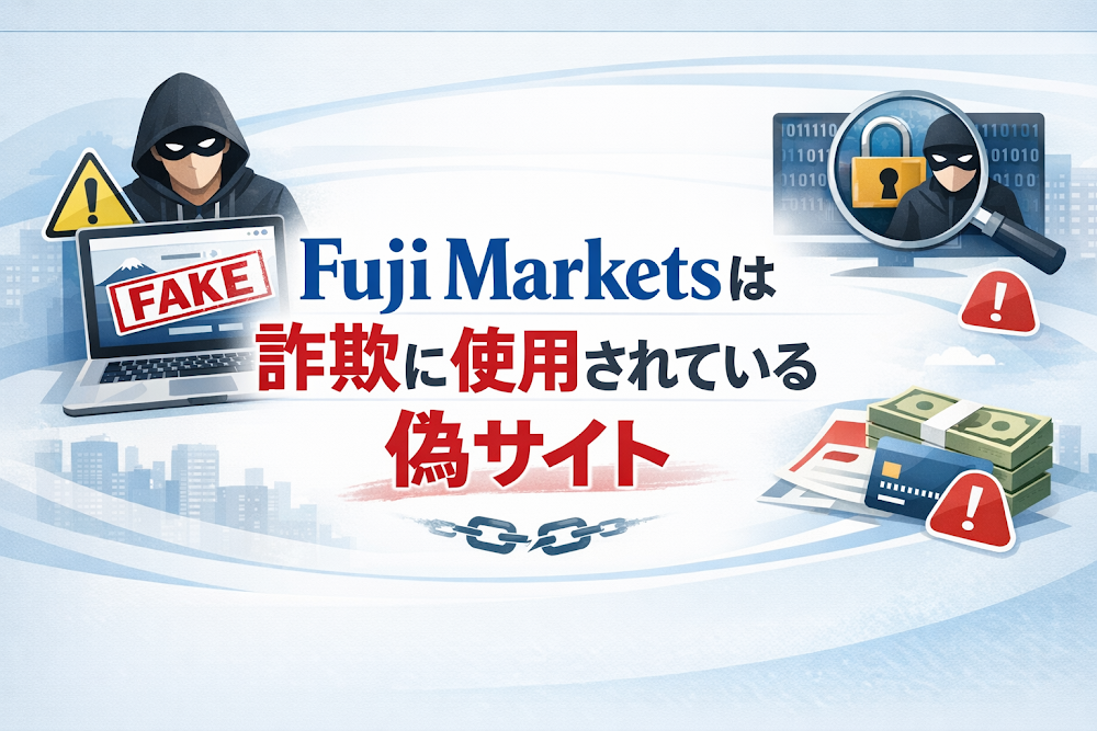 【結論】Fuji Markets(フジマーケッツ)は詐欺に使用されている偽サイト
