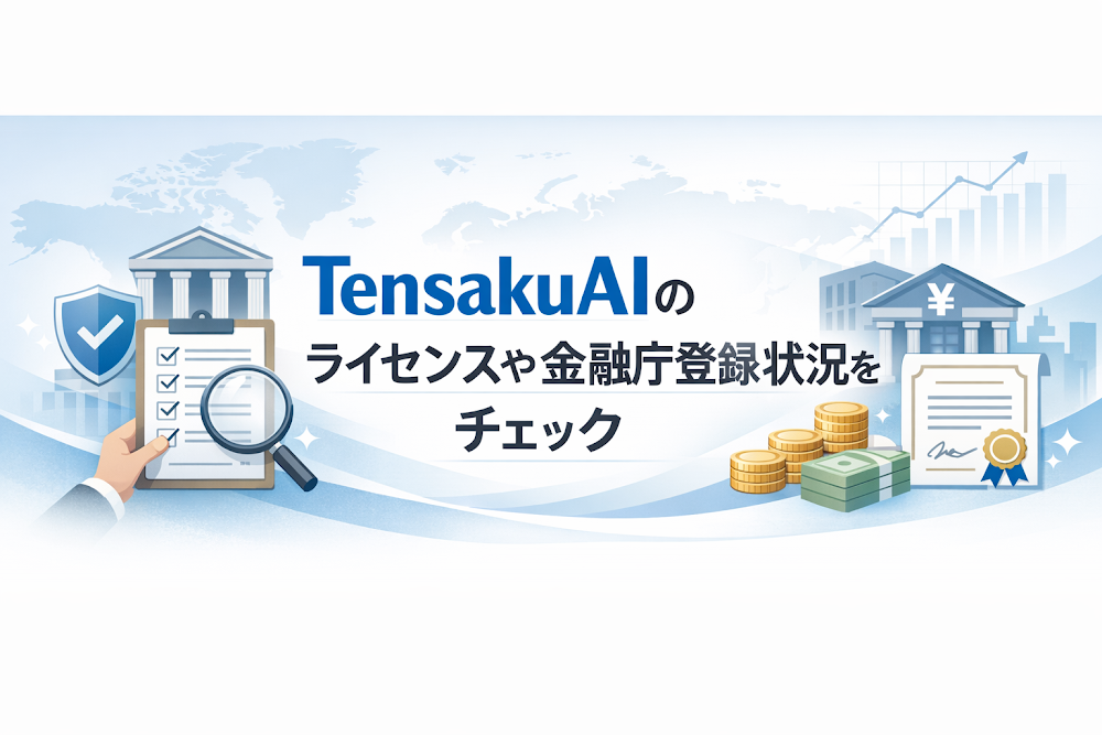TensakuAI(tensakuai.com)のライセンスや金融庁登録状況をチェック