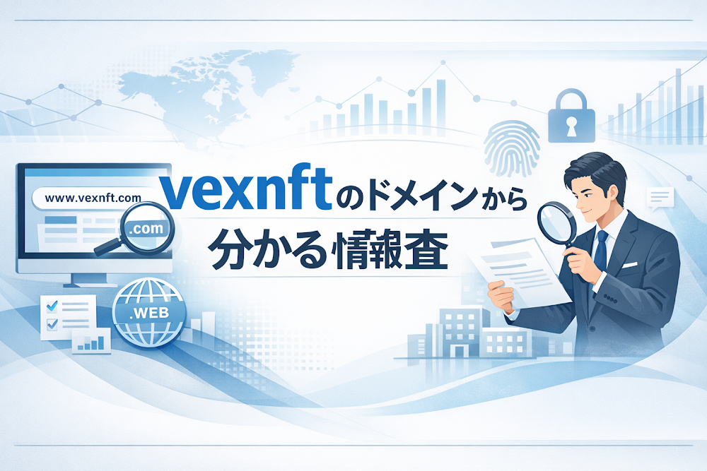 vexnftのドメインから分かる情報を精査