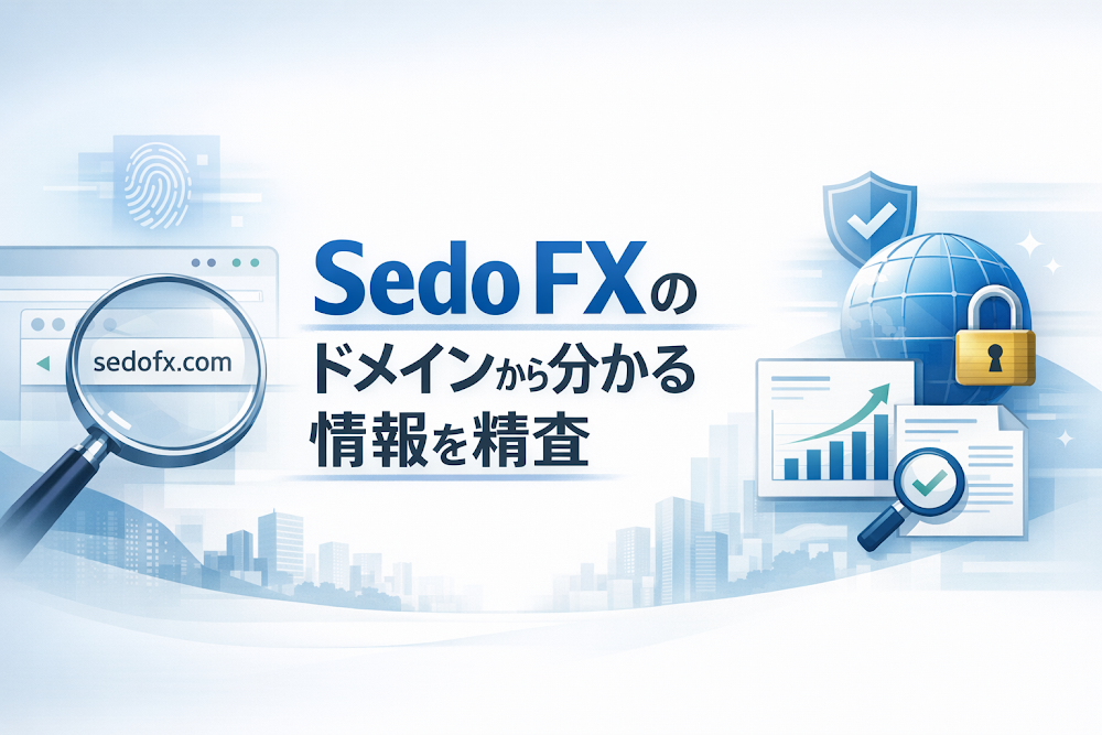 Sedo FXのドメインから分かる情報を精査