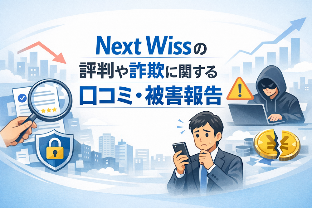 Next Wissの評判や詐欺に関する口コミ・被害報告
