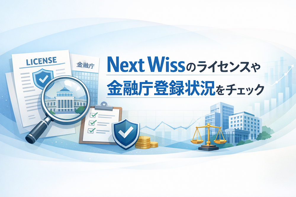 Next Wissのライセンスや金融庁登録状況をチェック
