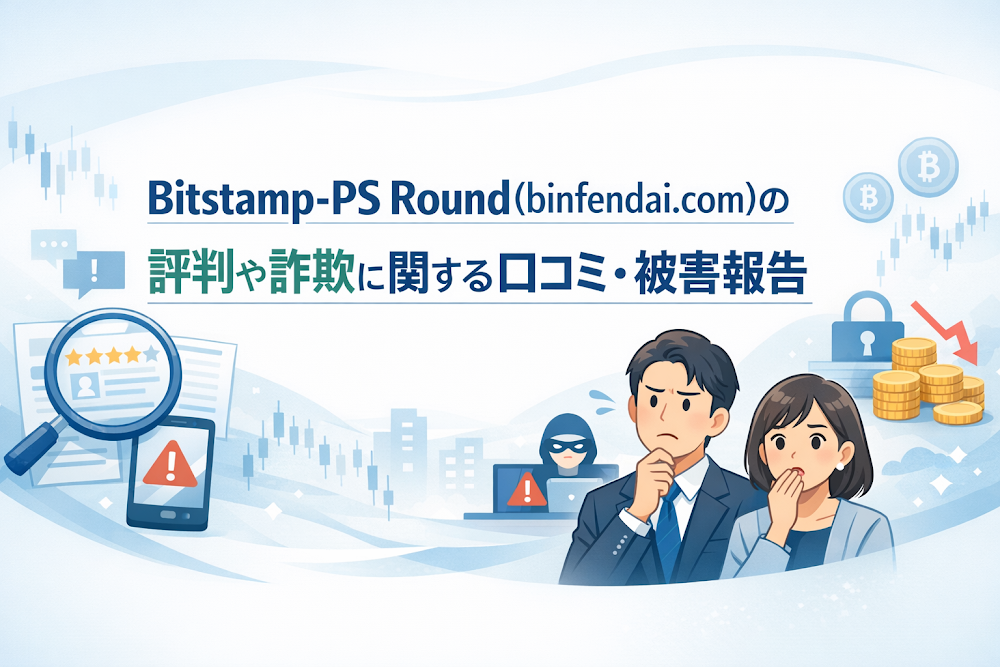 Bitstamp-PS Round(binfendai.com)の評判や詐欺に関する口コミ・被害報告