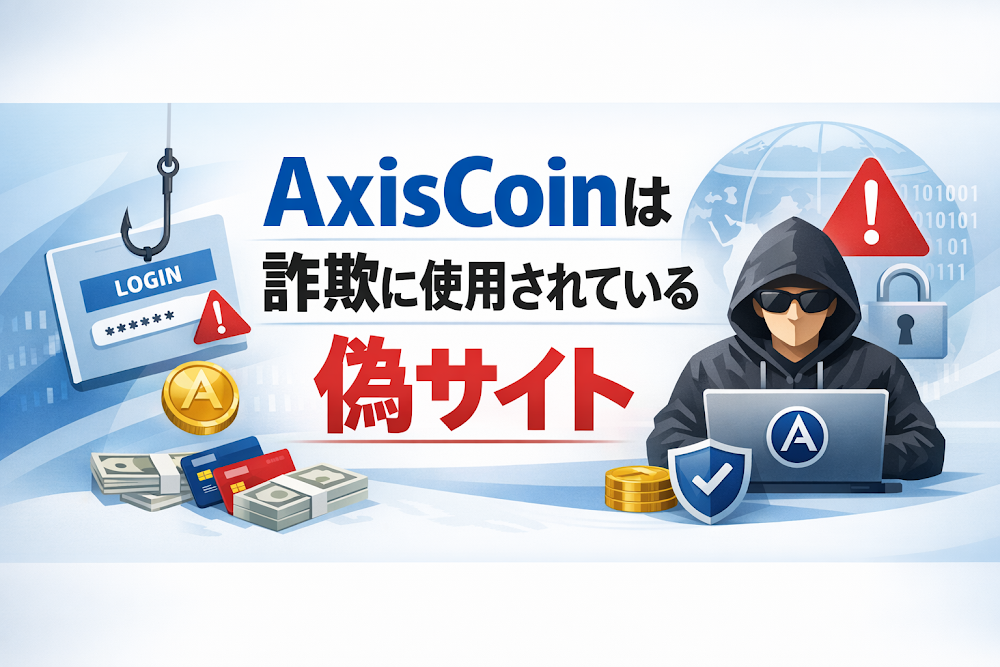 【結論】AxisCoinは詐欺に使用されている偽サイト