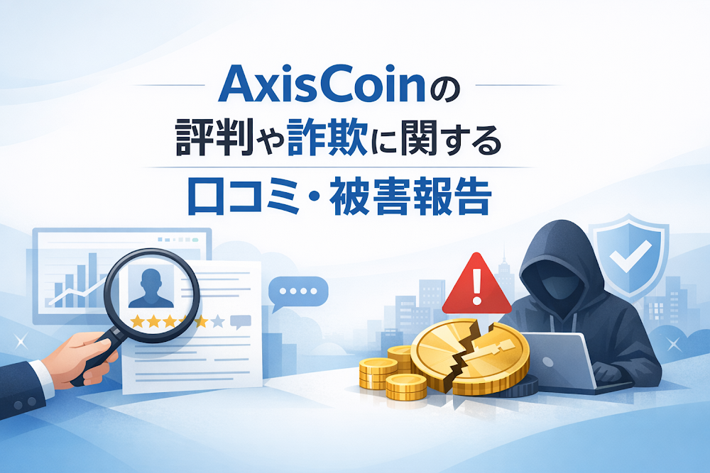 AxisCoinの評判や詐欺に関する口コミ・被害報告