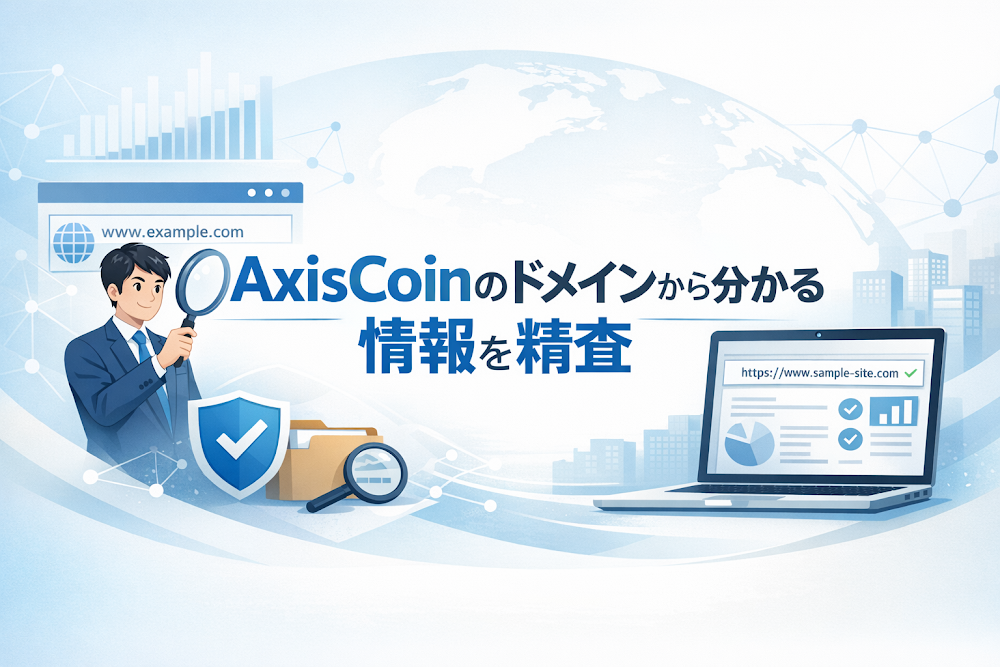 AxisCoinのドメインから分かる情報を精査