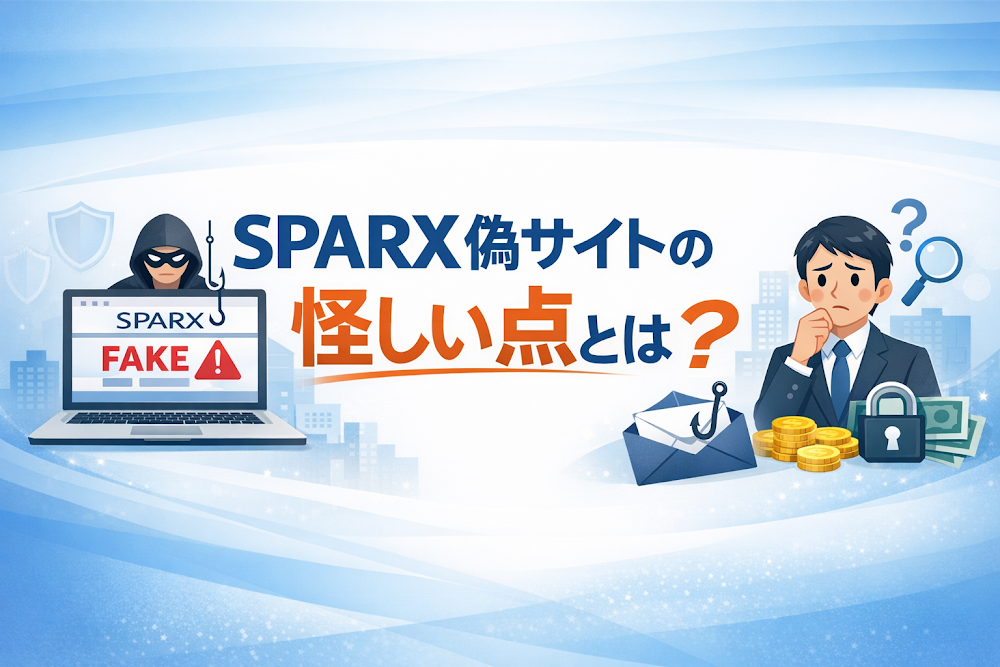 SPARX偽サイトの怪しい点とは？