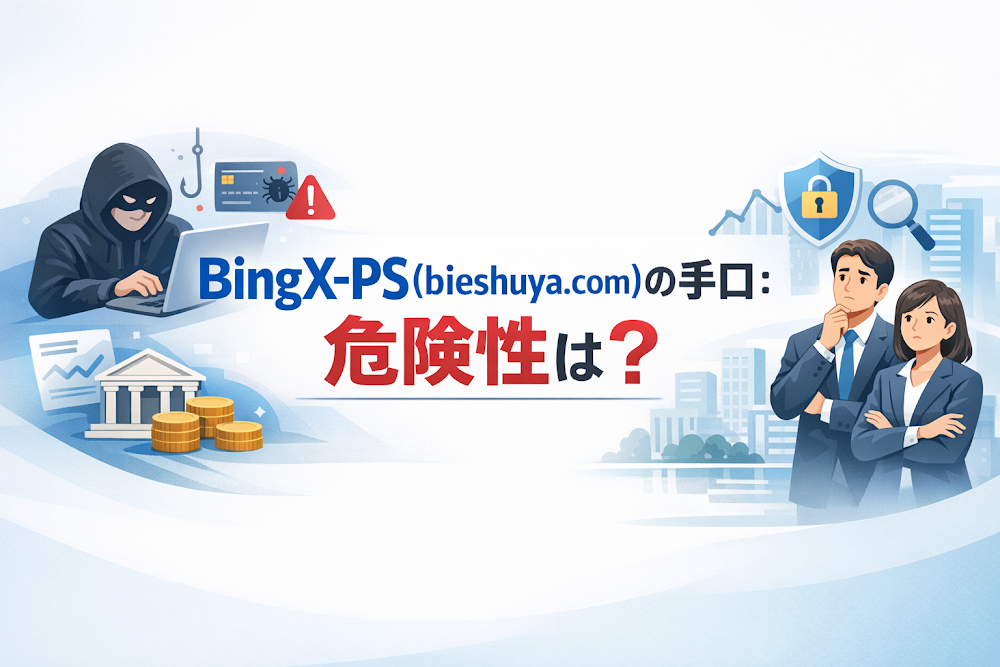 BingX-PS(bieshuya.com)の手口:危険性は?