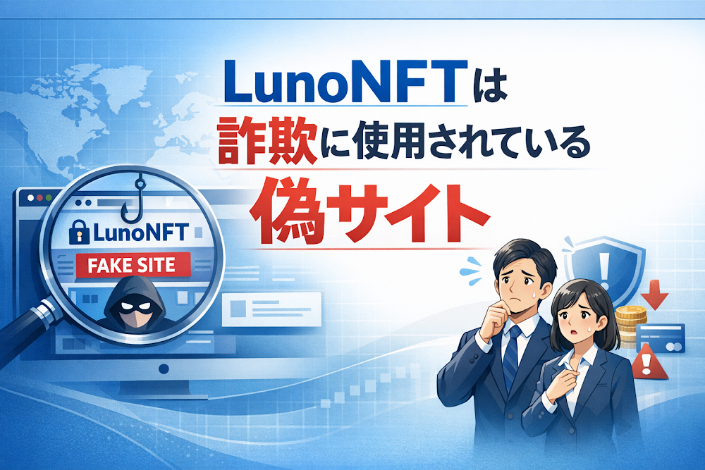 LunoNFTは詐欺の危険性大 「NFT会社が運営」とだけ記載し規約には別サービス名