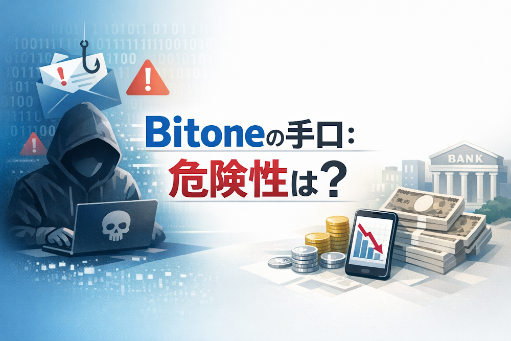 Bitone(bitone.life)の手口:危険性は?