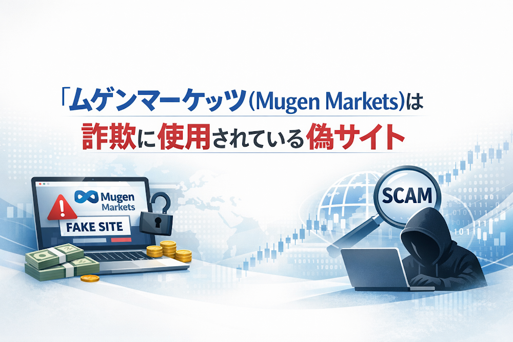 ムゲンマーケッツ(Mugen Markets)は詐欺の危険性大 法務文書に別会社名と未入力欄