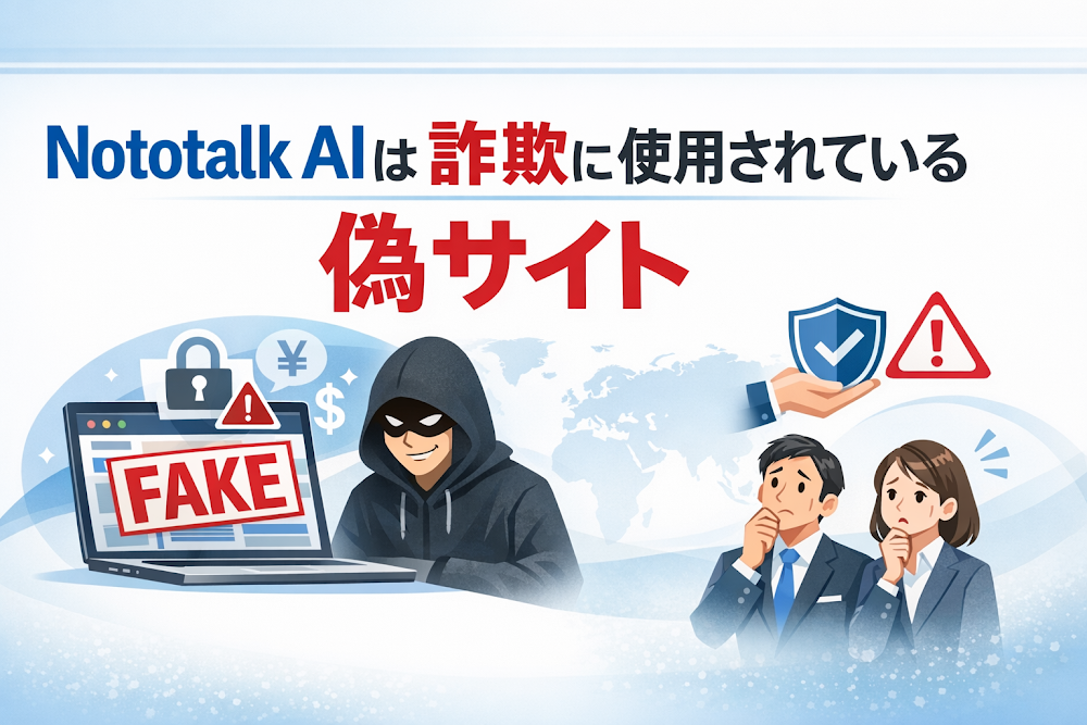 Nototalk AIは詐欺の危険性大 CFTC・FCA名を掲げるも登録番号は確認できず