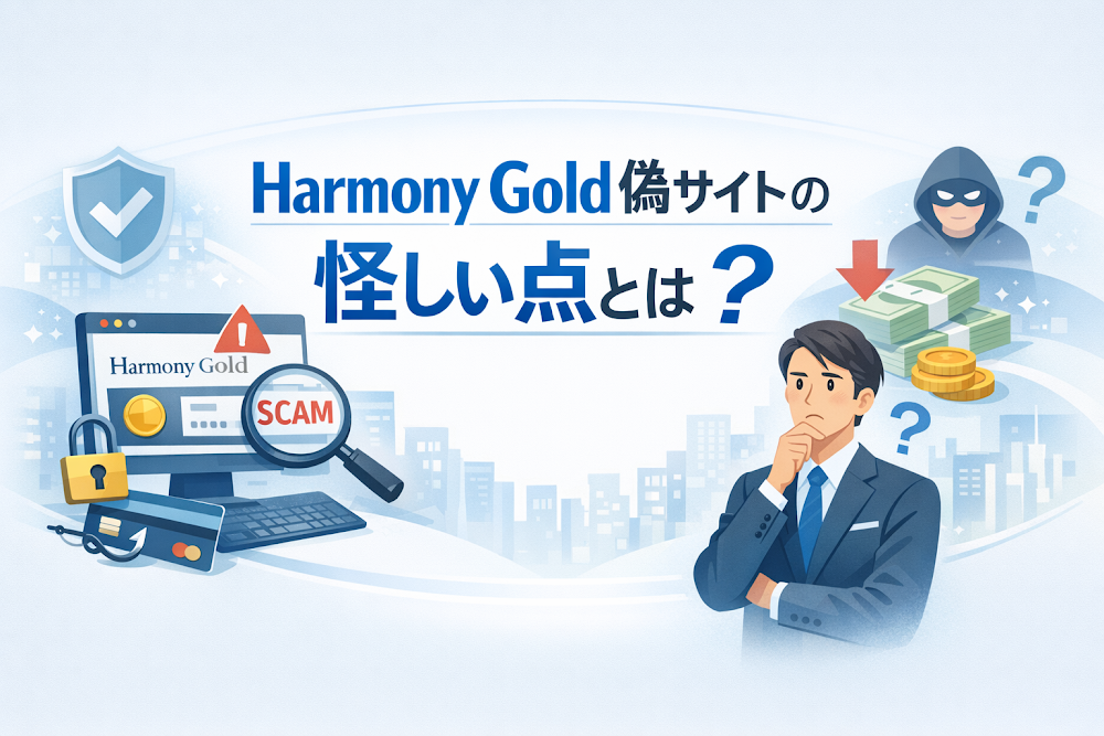 Harmony Gold偽サイト（harmonymines.com）の怪しい点とは？
