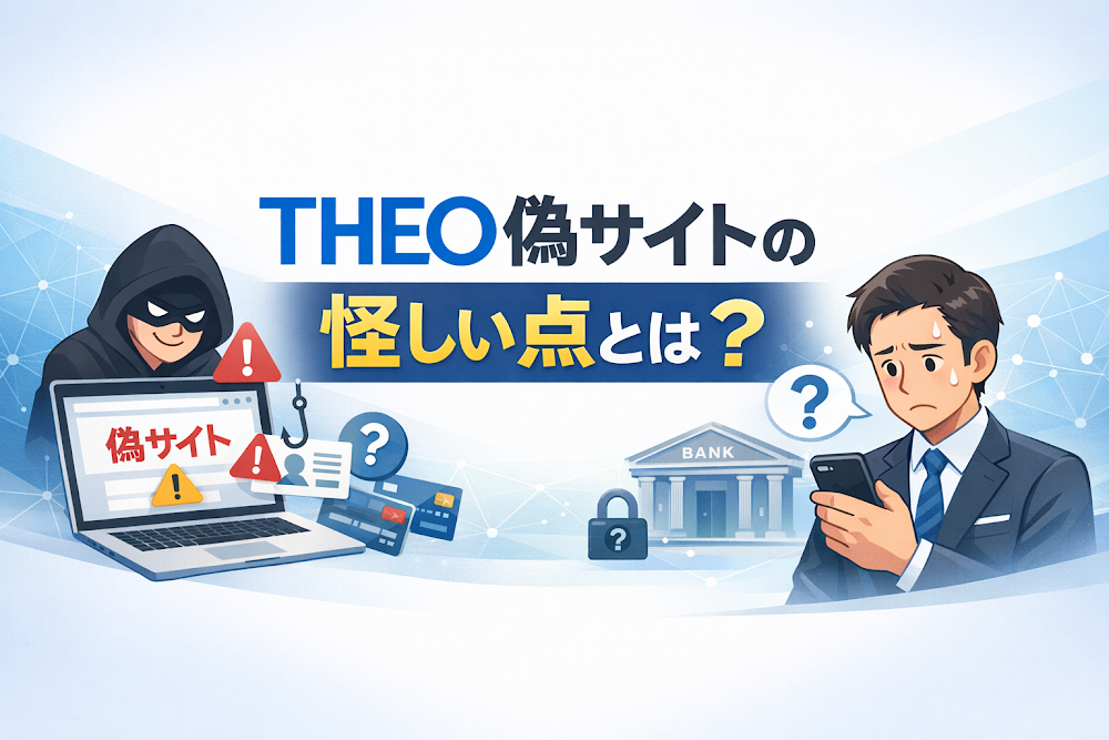 THEO（テオ）偽サイトの怪しい点とは？