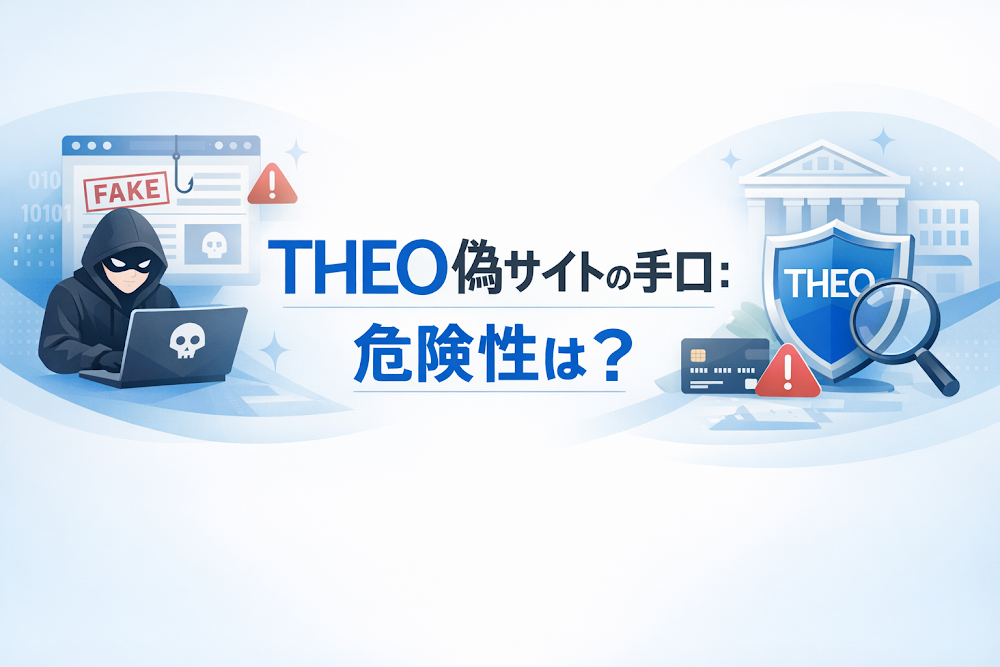 THEO（テオ）偽サイトの手口：危険性は？