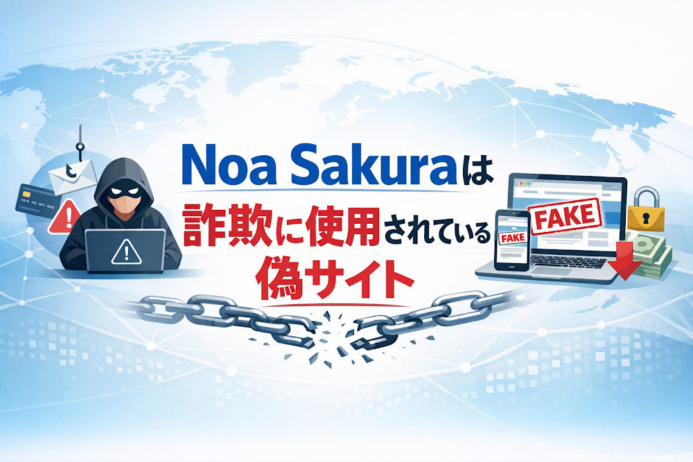 Noa Sakuraは詐欺の危険性大 登録者を第三者事業者へ紹介し運営会社の実態も不明