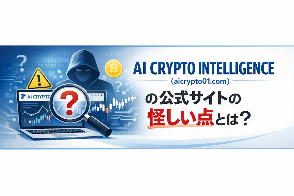 AI CRYPTO INTELLIGENCE（aicrypto01.com）の公式サイトの怪しい点とは？