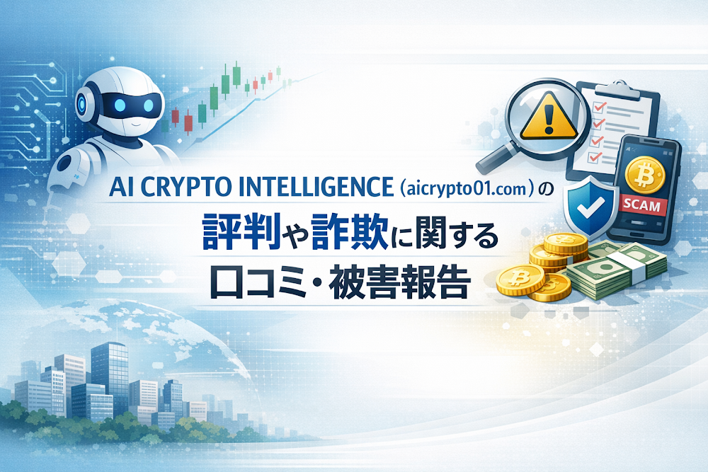 AI CRYPTO INTELLIGENCE（aicrypto01.com）の評判や詐欺に関する口コミ・被害報告