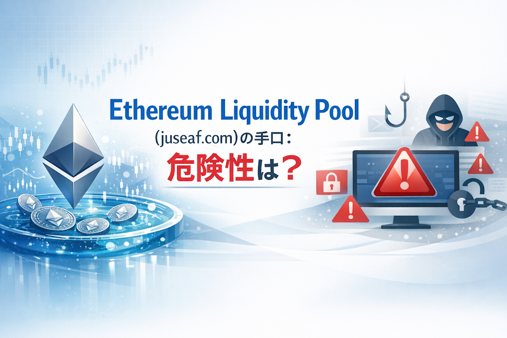 Ethereum Liquidity Pool(juseaf.com)の手口:危険性は?