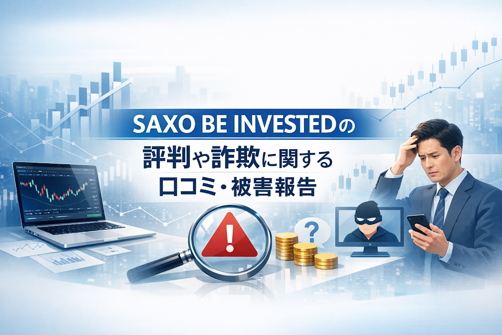 SAXO BE INVESTEDの評判や詐欺に関する口コミ・被害報告