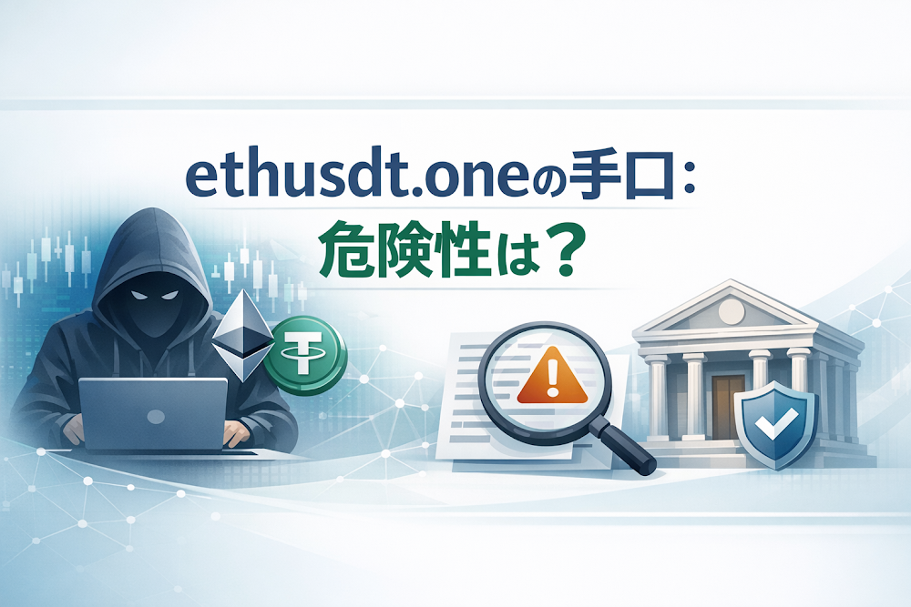 ETH-USDT(ethusdt.one)の手口:危険性は?