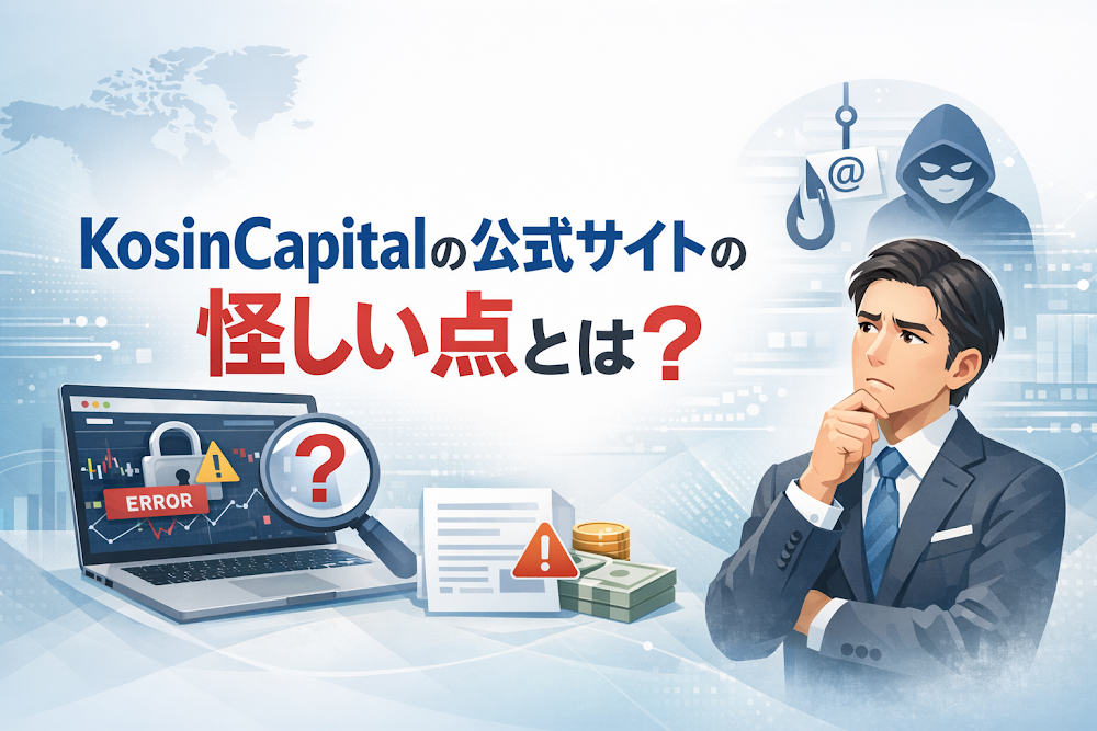 KosinCapital(kosin.vip)の公式サイトの怪しい点とは?