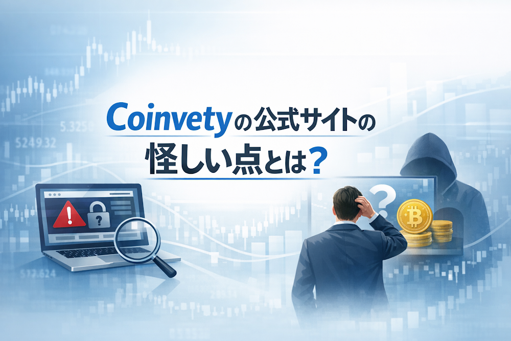 Coinvetyの公式サイトの怪しい点とは?