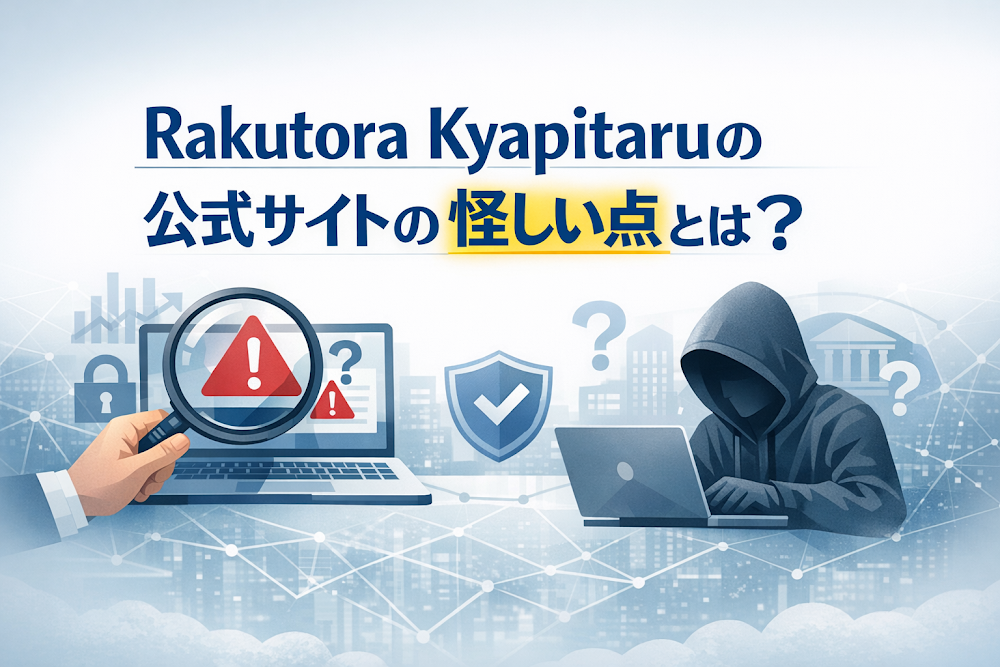 Rakutora Kyapitaruの公式サイトの怪しい点とは?