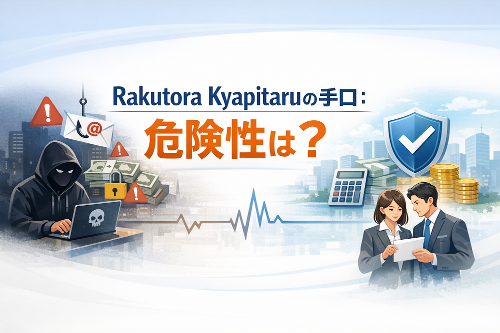Rakutora Kyapitaruの手口:危険性は?
