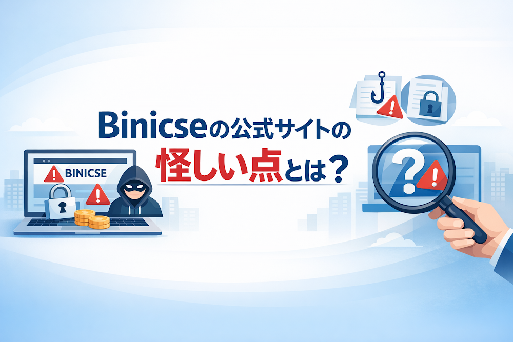 Binicseの公式サイトの怪しい点とは?