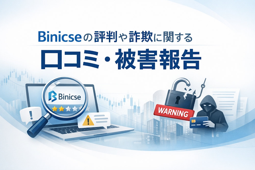 Binicseの評判や詐欺に関する口コミ・被害報告