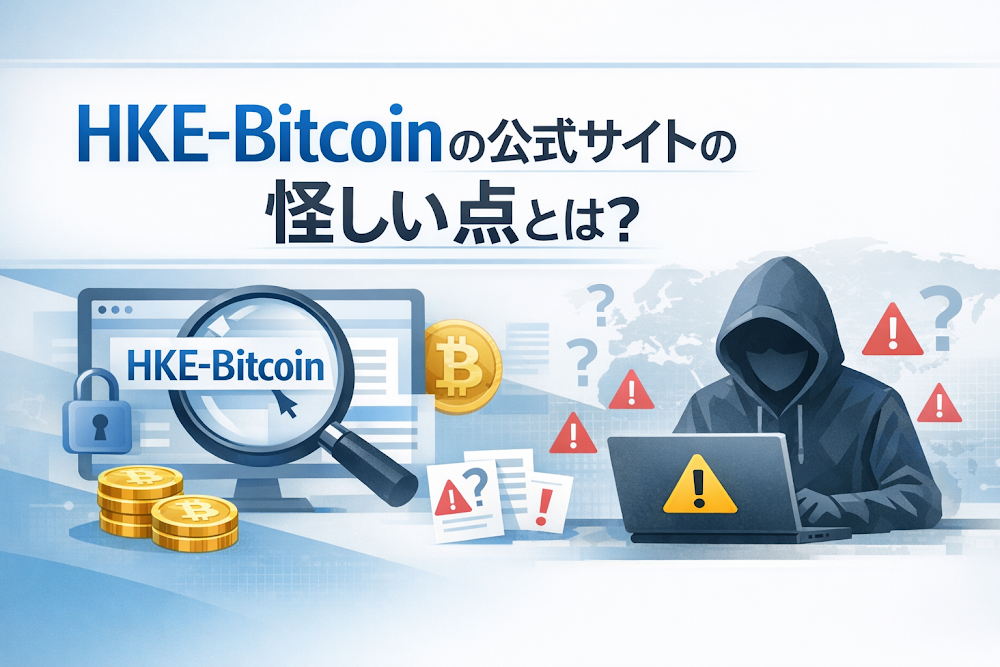 HKE-Bitcoinの公式サイトの怪しい点とは？