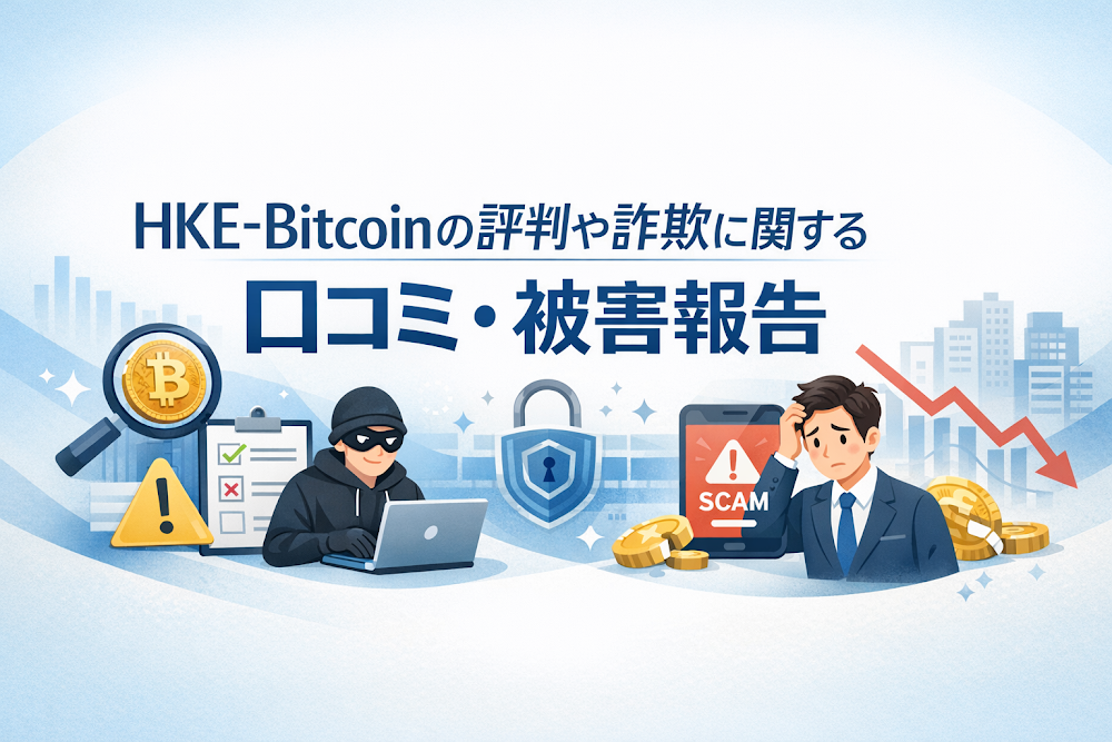 HKE-Bitcoinの評判や詐欺に関する口コミ・被害報告