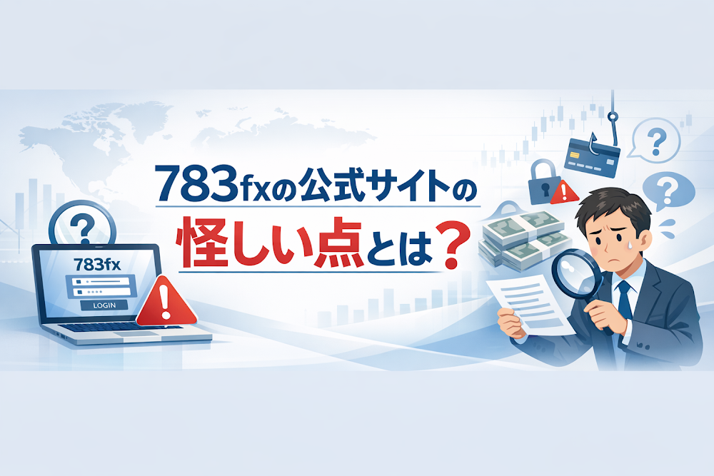 783fxの公式サイトの怪しい点とは?