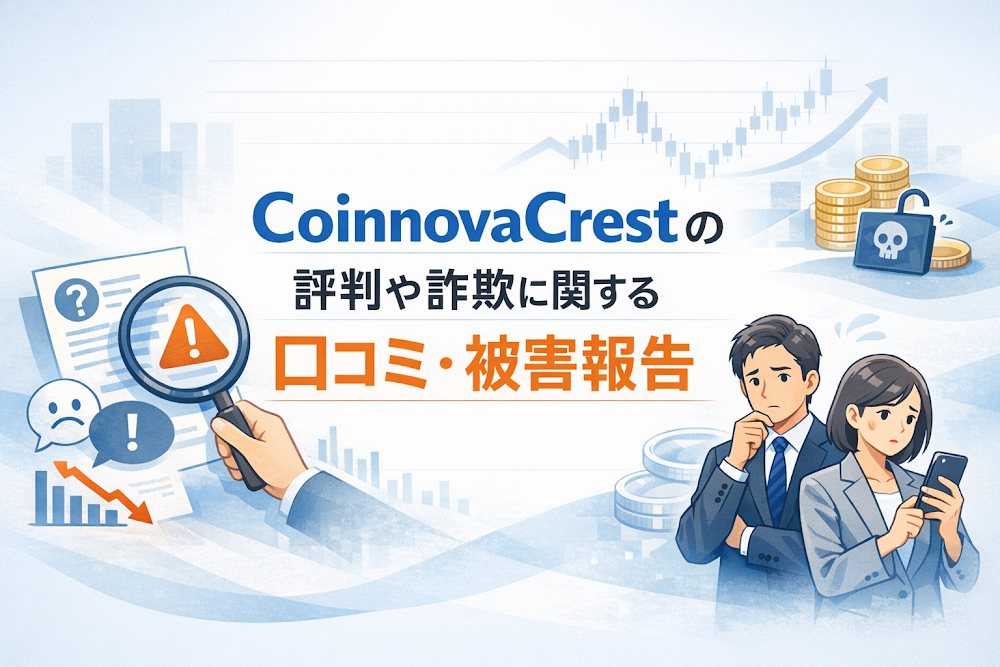 CoinnovaCrestの評判や詐欺に関する口コミ・被害報告
