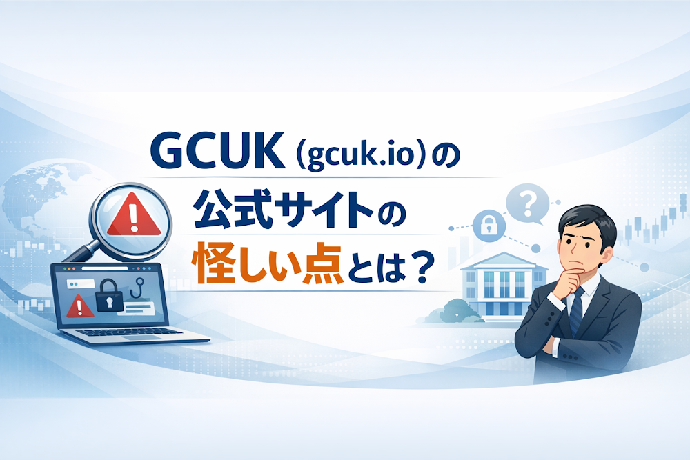 GCUK（gcuk.io）の公式サイトの怪しい点とは？